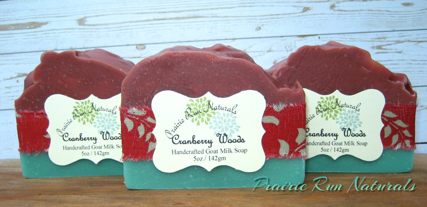 Cranberry Woods Goat Milk Soap