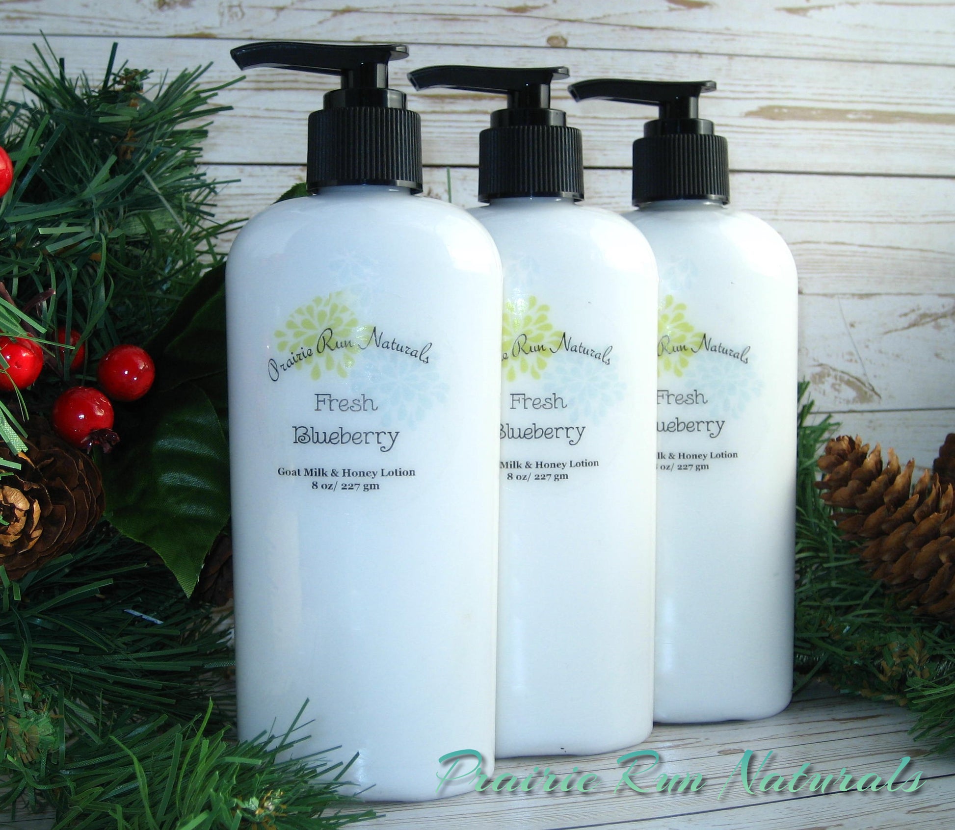 Blueberry Lotion Row