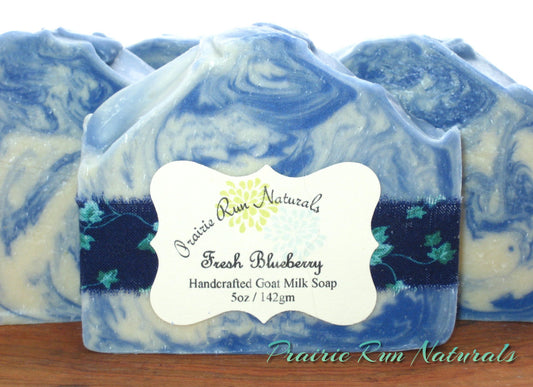 Fresh Blueberry Goat Milk Soap
