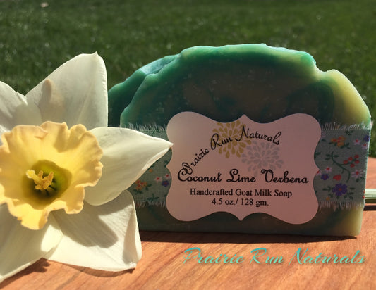 Coconut Lime Verbena Goat Milk Soap