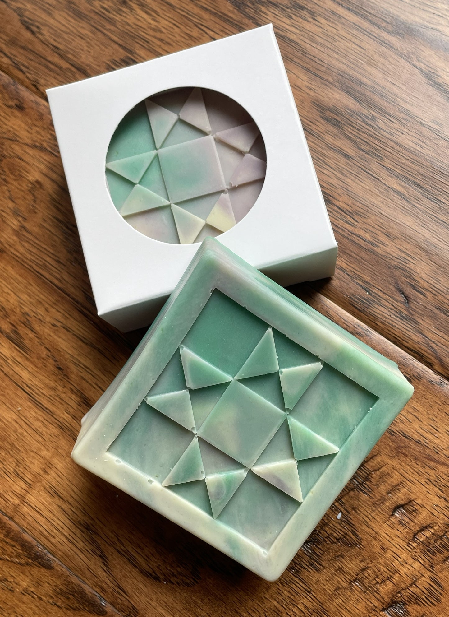 Quilt Design Goat Milk Soaps