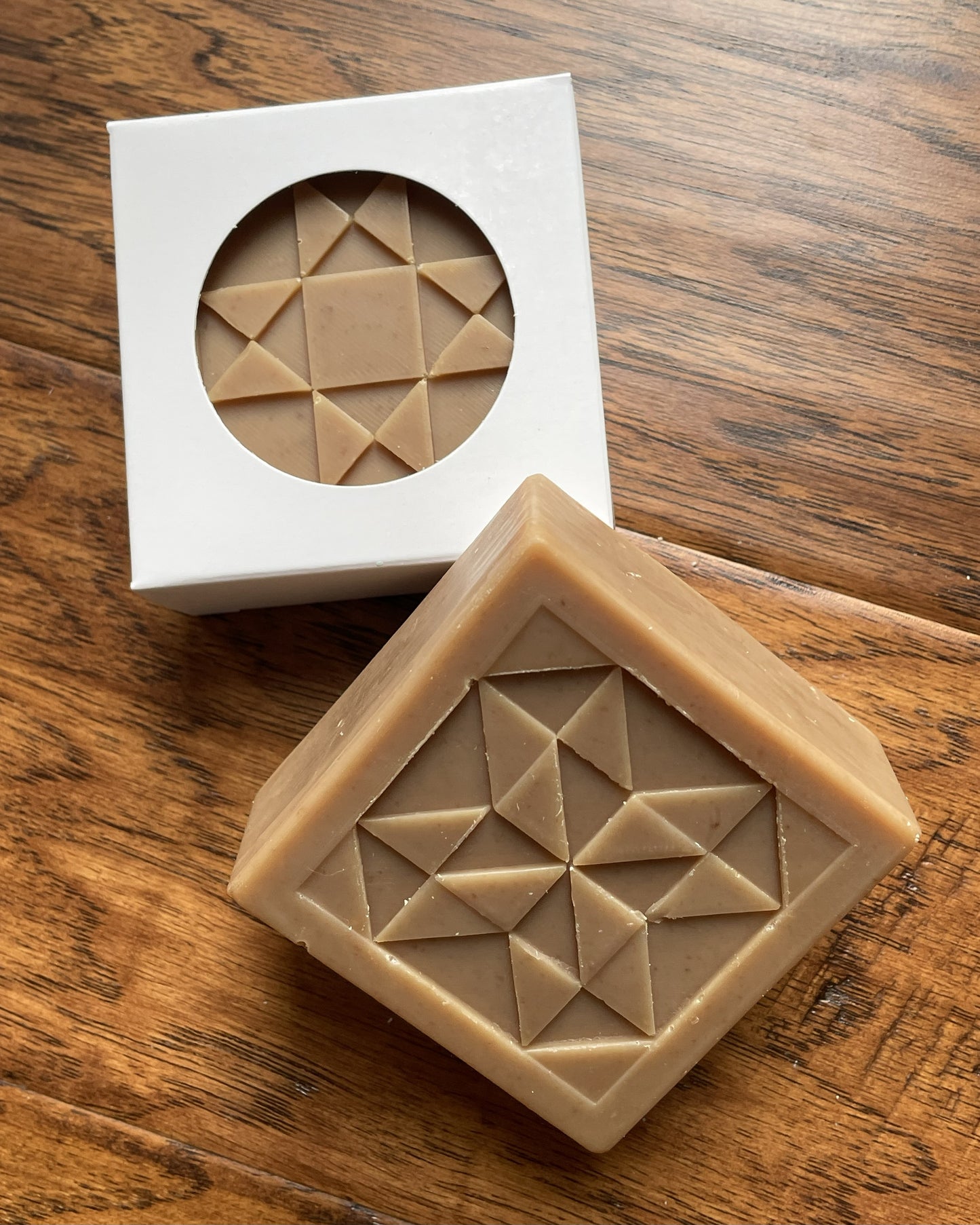 Quilt Design Goat Milk Soaps