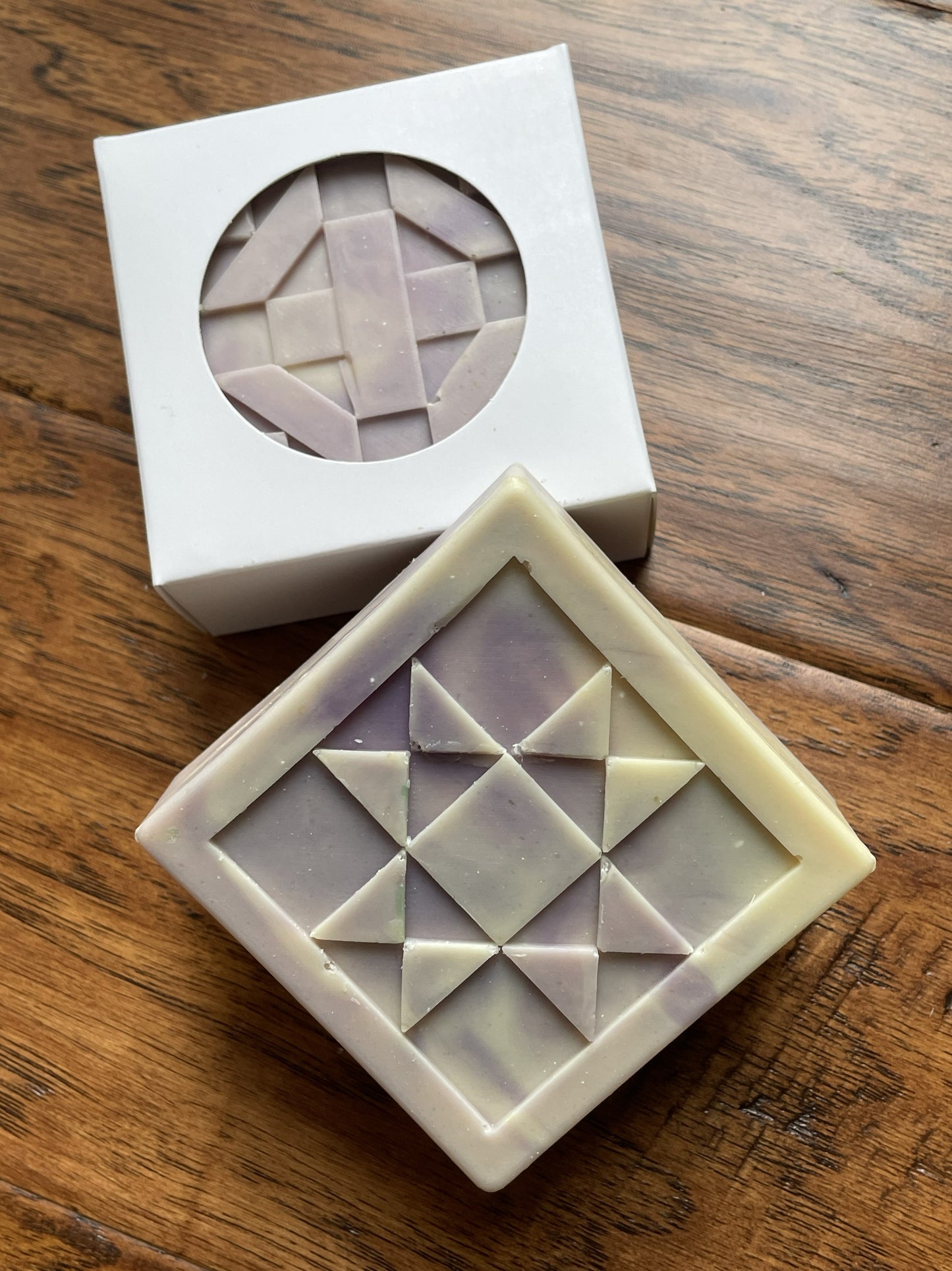 Quilt Design Goat Milk Soaps